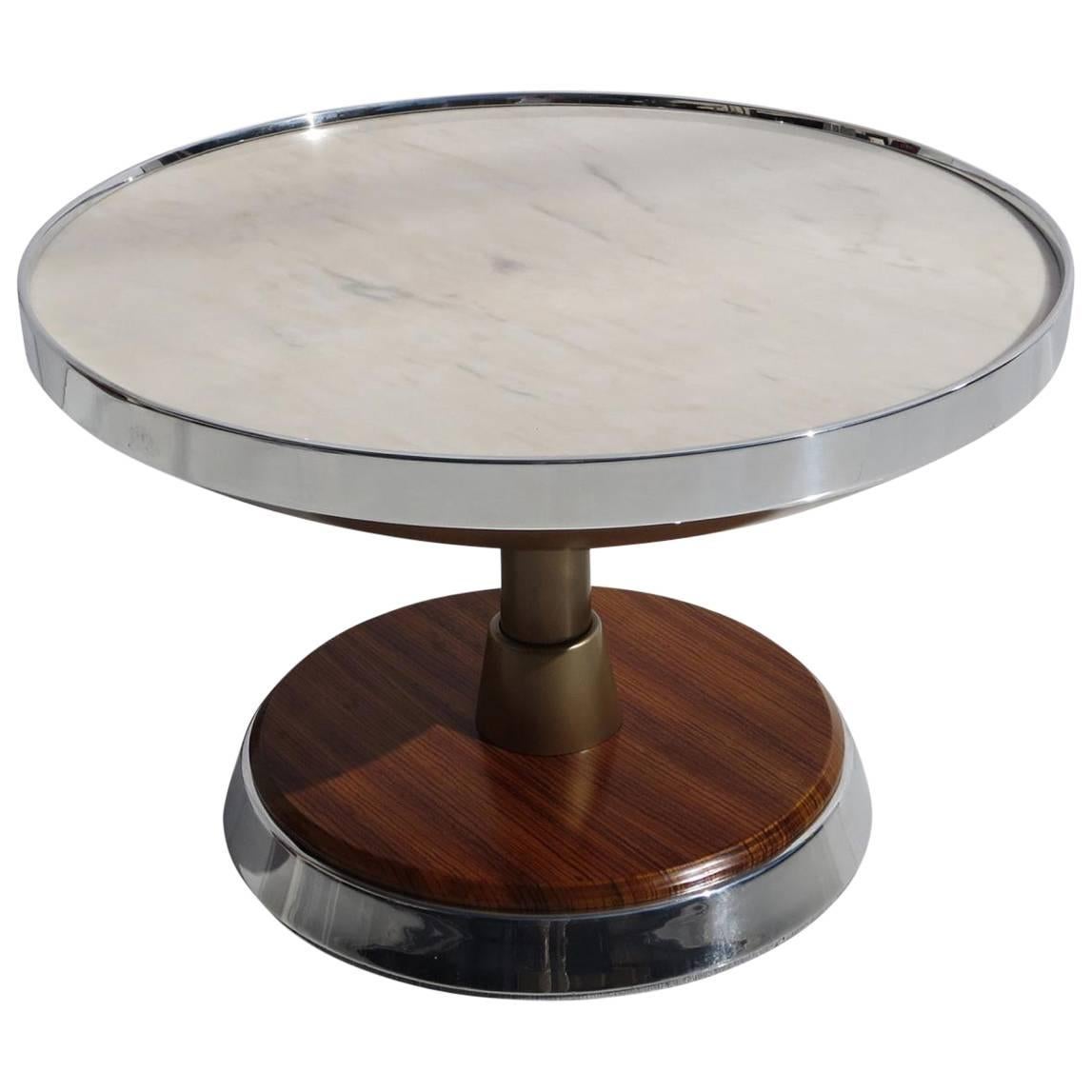 Illuminated Side Table by Nino Zoncada for SS Stella Solaris Cruise Ship For Sale