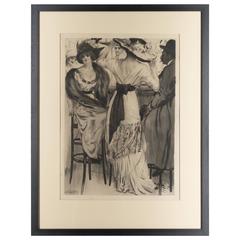 French Etching by Lobel-Riche
