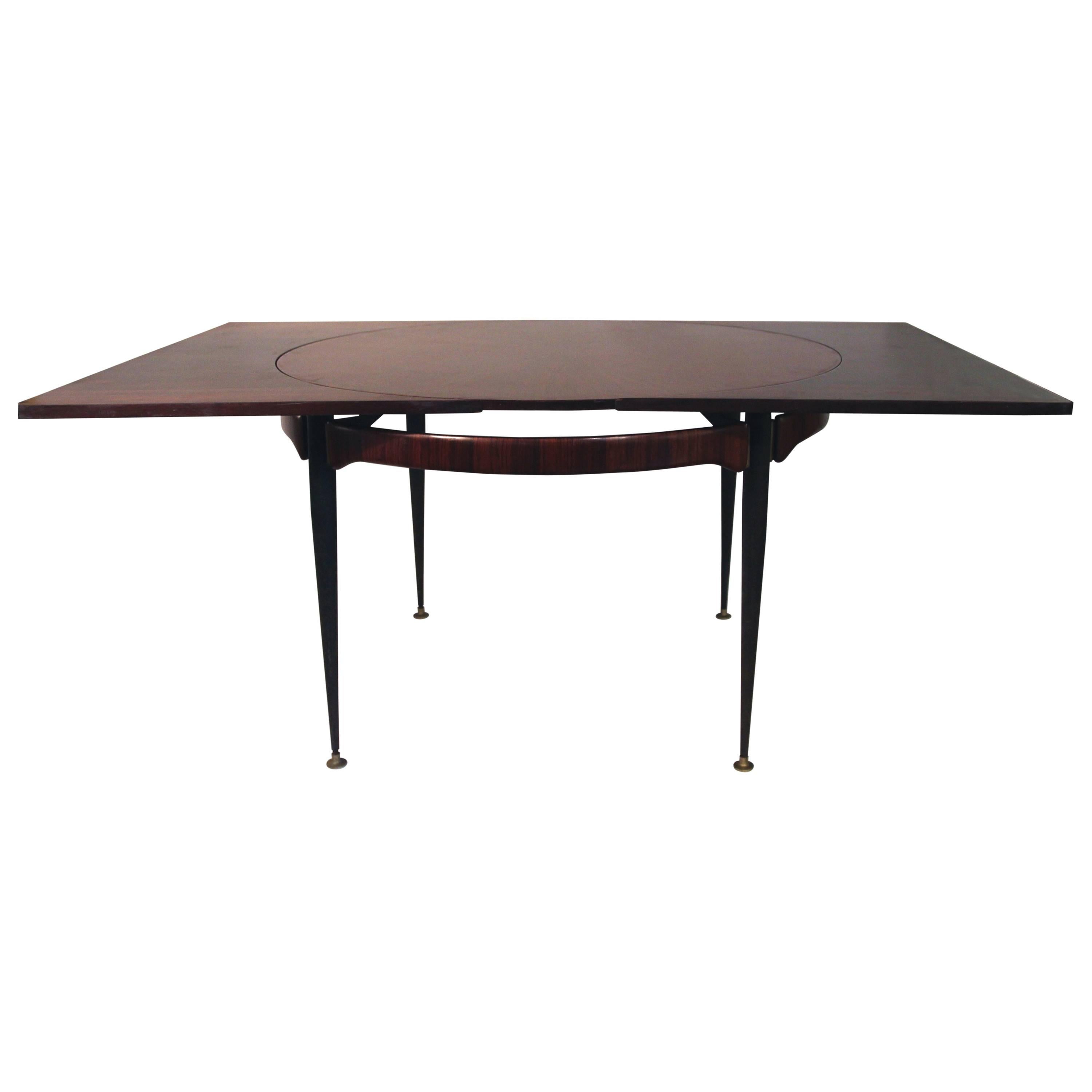 Attributed to Franco Albini, Dining Table, Rosewood, circa 1970