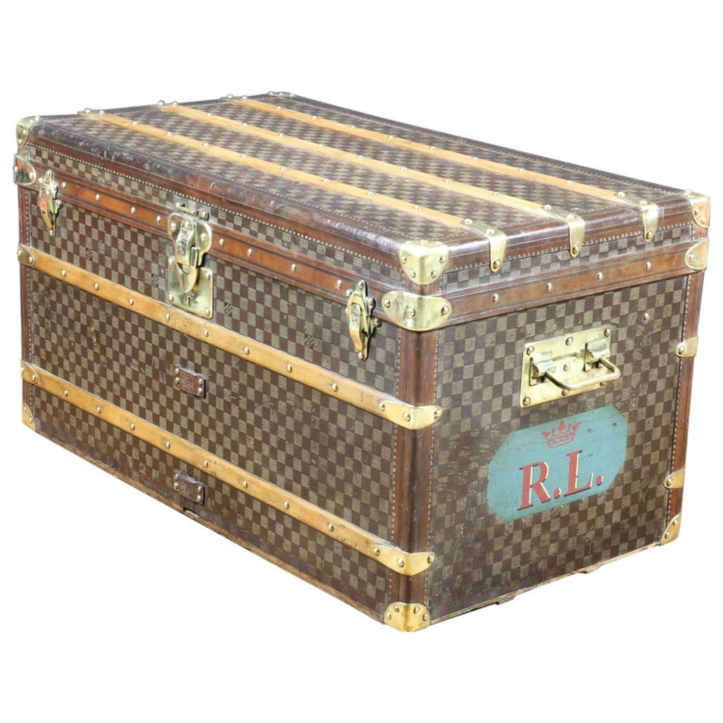 1895 Louis Vuitton Damier Steamer Trunk