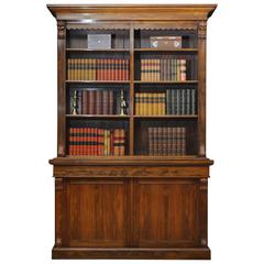 Victorian Rosewood Library Bookcase