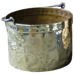 Antique 18th Century Dutch Log Basket or Log Holder