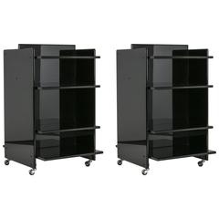 Pair of "Rumo" Revolving Cabinets by Takahama for Gavina 12