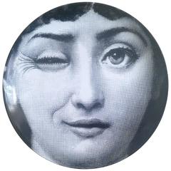 Vintage Atelier Fornasetti Tema E Variazoini Plate, Pattern Number 130