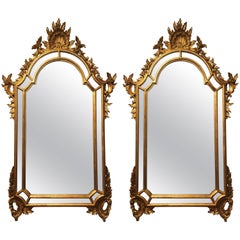 Two LaBarge Gilt Rococo Style Mirrors