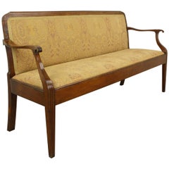 Schwedisches Obstholz-Sofa aus dem 19. Jahrhundert