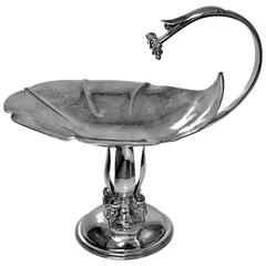 Carl Paul Petersen Sterling Silver Compote, Montreal, circa 1940