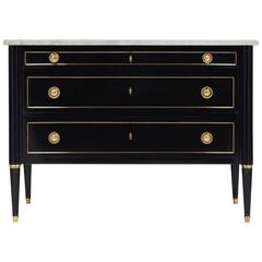 Antique Louis XVI Marble-Top Commode Antique Louis XVI Marble-Top Commode