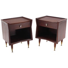 Pair of American Modernist End Tables