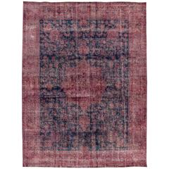 Blue Overdyed Rug 11