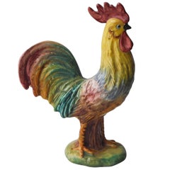 French Terracotta Rooster Bavent Normandy