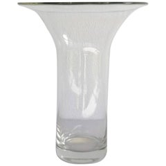 Midcentury French Blown Glass Vase