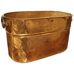 Antique Copper Planter or Storage Container, Early 1900s