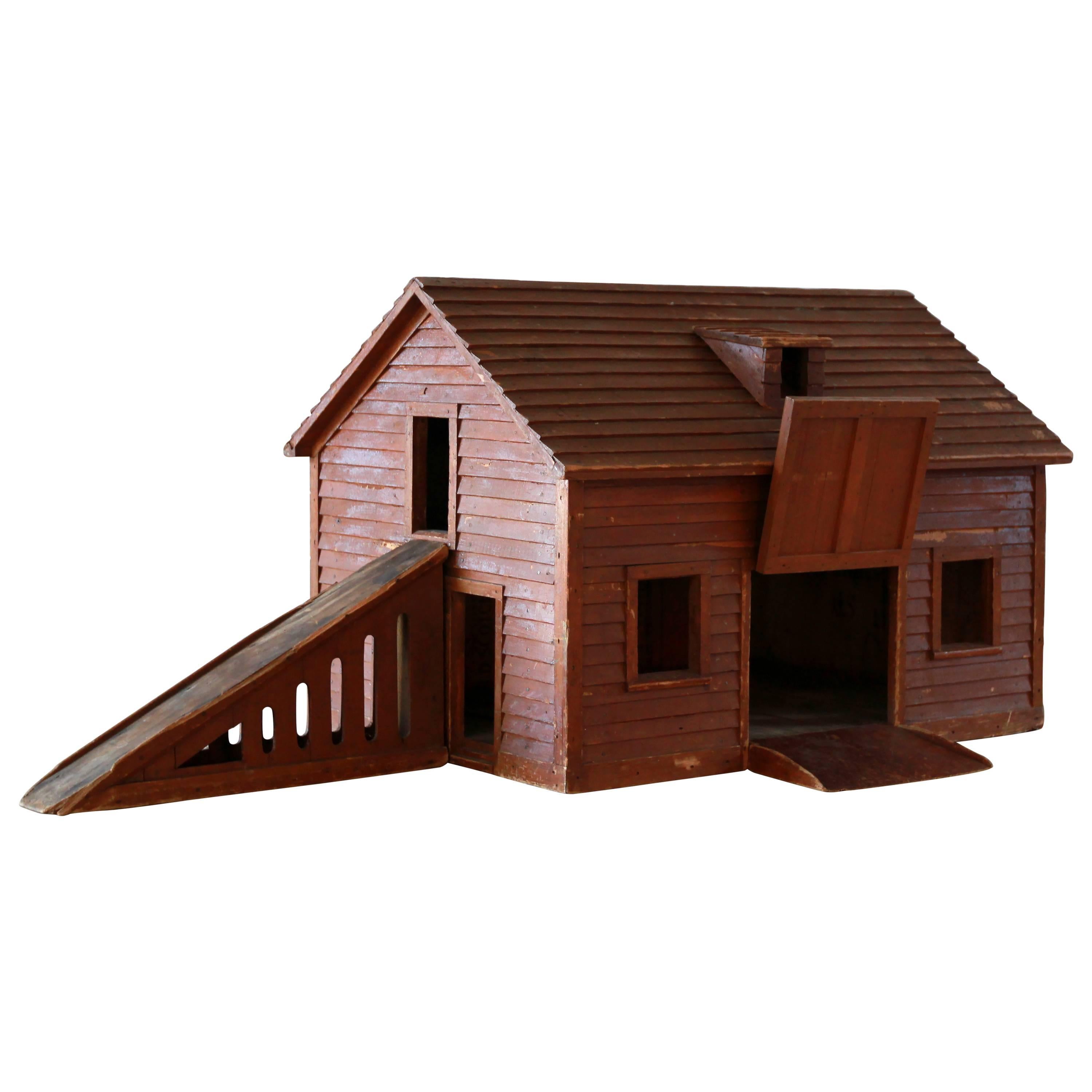 Wooden Miniature Farmhouse