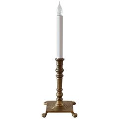 Small Candelabra Brass Lamp