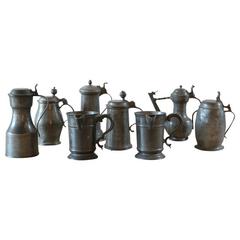 Various Pewter Steins 