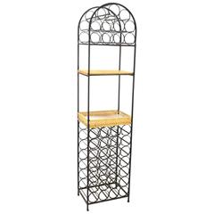 Iron Wine Rack by Arthur Umanoff