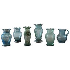 Antique Mexican Glass Vases 