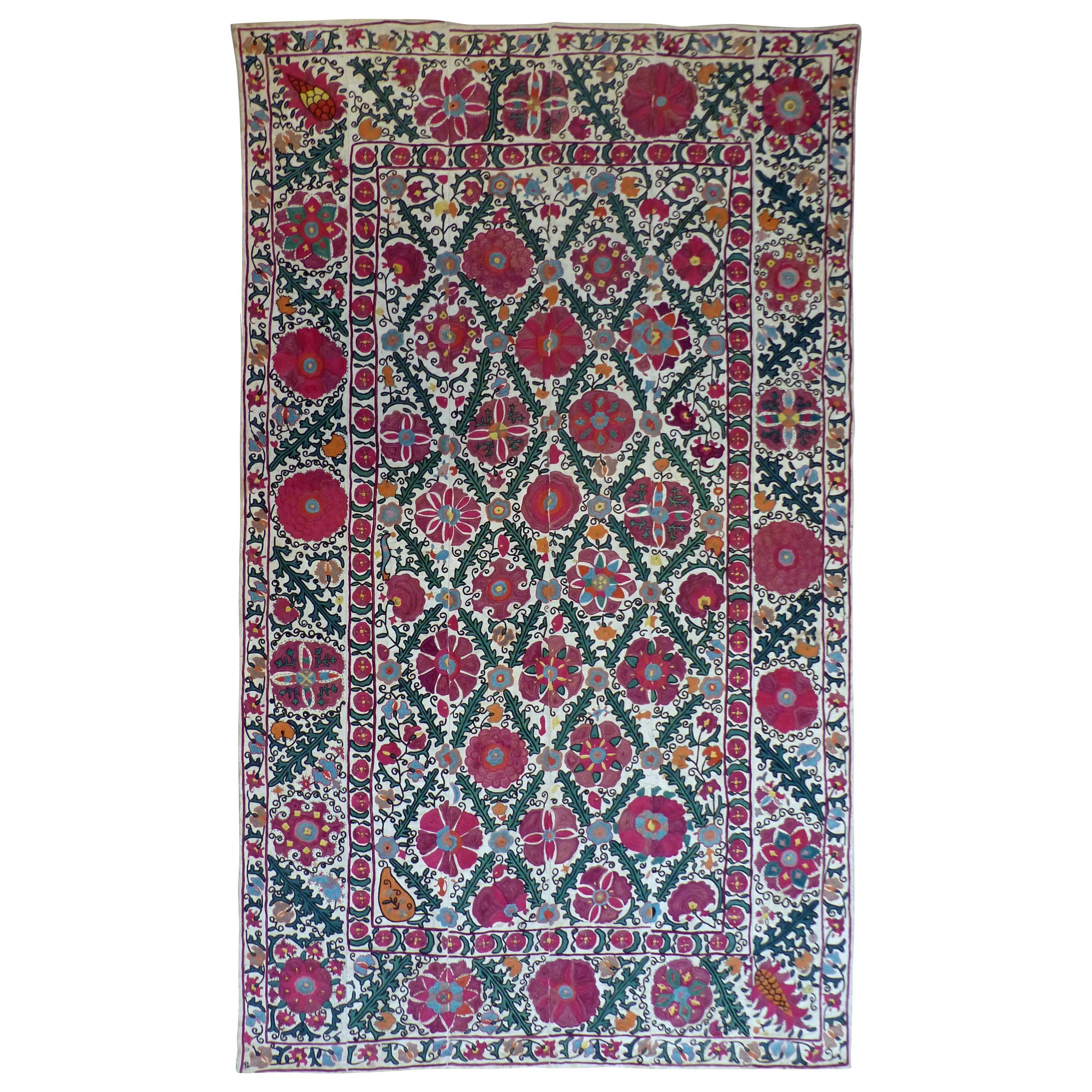 Suzani Antique Embroidery from Central Asia