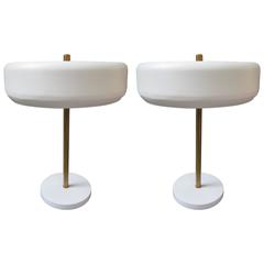 Pair of Table Lamps Attributed to Bert Frank, Italy, 1970s