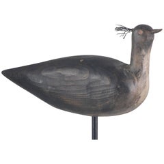 Early 20th Century Working Tufted Decoy