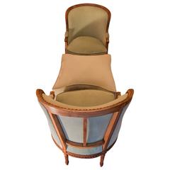 French Late 19th Century Louis XVI Style Walnut 
Duchesse Brisee, 
 circa 1880