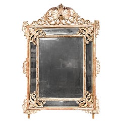 Vintage Large Carved Wood Mirror