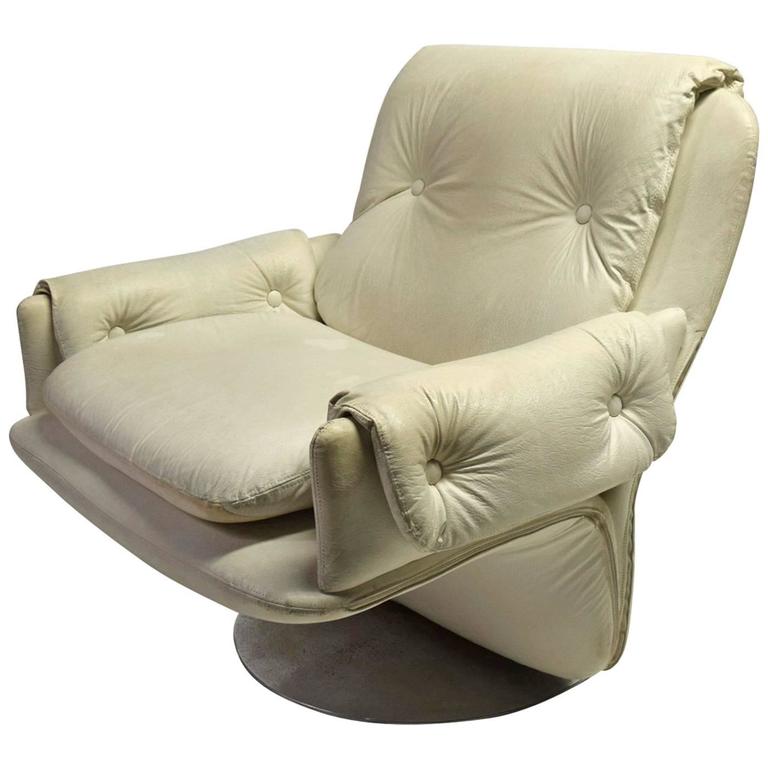 Swivel Lounge Chair, Italy, 1960s For Sale at 1stdibs