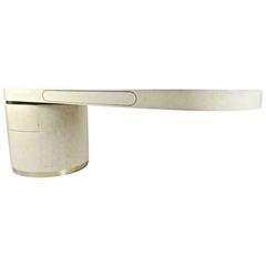 Contemporary Modern "Ponte" Pedestal Desk by J. Wade Beam for Brueton 12