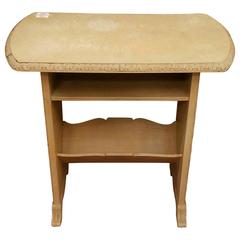 Victorian Washed Oak Book or Magazine Table