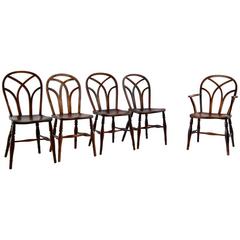 Set of Ten Farmhouse Style Dining Chairs