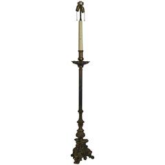 Late 19th Century French Bronze Floor Lamp
