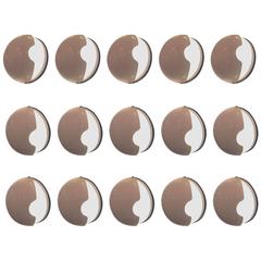 Harvey Guzzini Set of 15 Sconces, 1960s 12