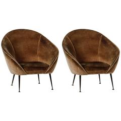 Federico Munari Pair of Armchairs for ISA