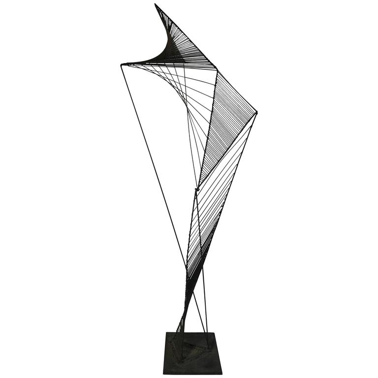 Modern Abstract Architectural Wire Iron Sculpture Manner of Roy Gussow For  Sale at 1stDibs | abstract wire sculpture, wire abstract sculpture,  abstract wire sculptures