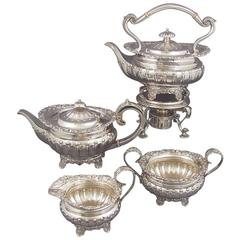 English Sterling Silver Tea Set