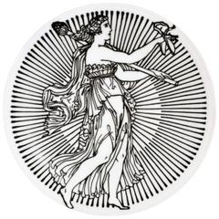 Vintage Piero Fornasetti Porcelain Baccanti Large Plate 4