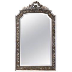 French Mirror Napoleon III Gold and Silver