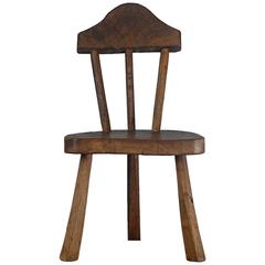 Early 20th Century Primitive Stick Back Chair