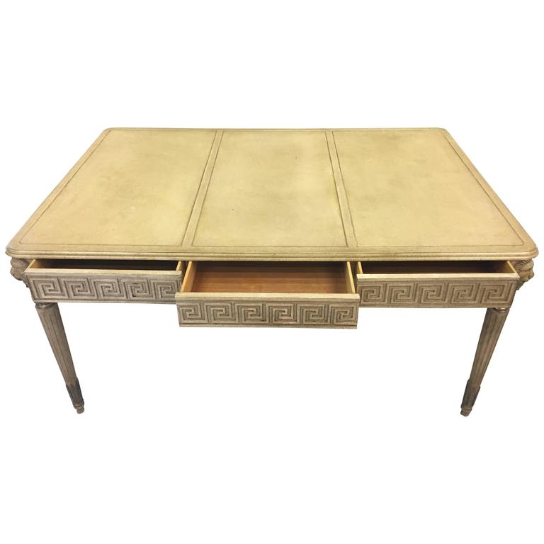 Fabulous Marge Carson Greek Key Design Writing Desk At 1stdibs Fabulous Marge Carson Greek Key Design Writing Desk For