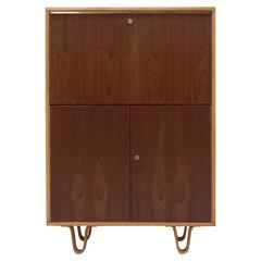 UMS Pastoe CB07 Writing Desk Cabinet by Cees Braakman, Holland, 1950s
