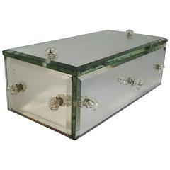 Regency Mirrored Trinket Box with Drawers, circa 1940s