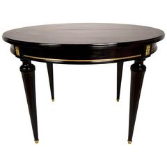 French Louis XVI Style Round Dining Table
