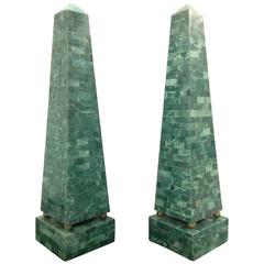 Pair of Maitland-Smith Obelisks
