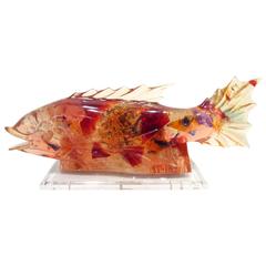 Artist Resin Fish Lamp 2