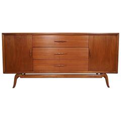 Beautiful Sculpted Mid-Century Modern Credenza