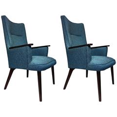 Great Pair of Hans Wegner Style Armchairs