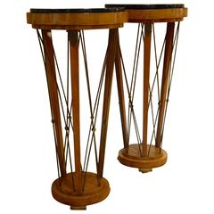 Used Pair of American 1940s Neo-Classical Pedestals