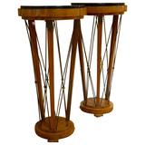 Pair of American 1940s Neo-Classical Pedestals