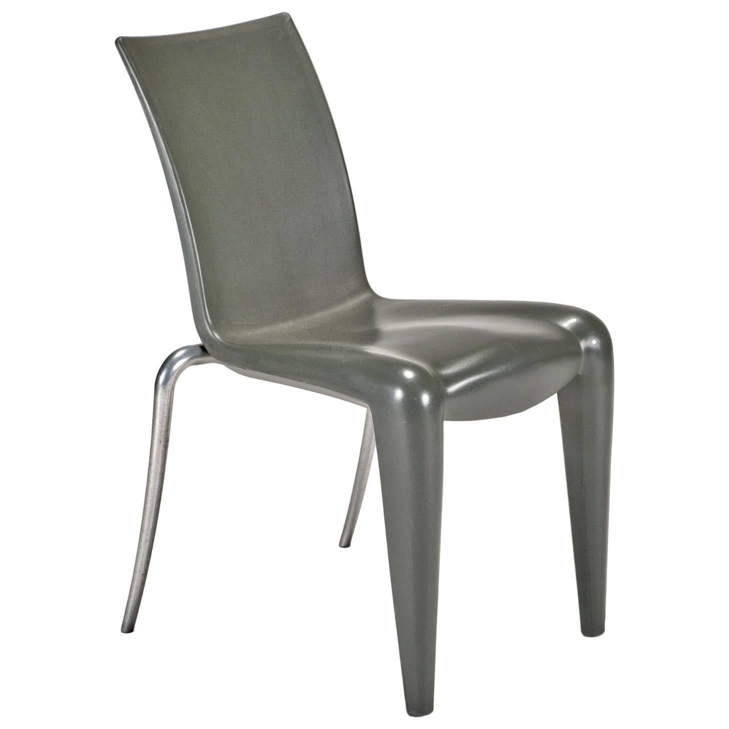 Louis 20 Side Chair ‘Prototype’ in Grey by Philippe Starck for Vitra Edition For Sale